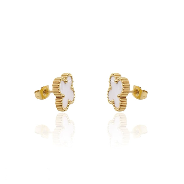 ピアス SSIL Flat Clover Studs Stuller Clover Earrings 86367:622:P PL - Diamond Earrings