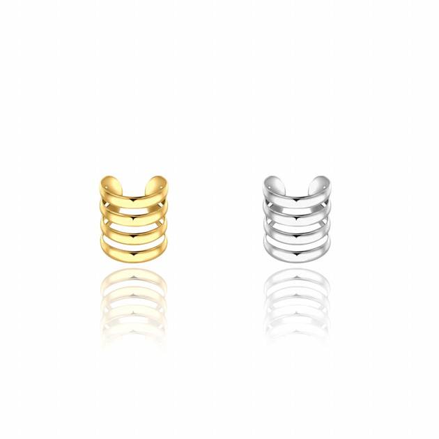 ④Bicolor Ear Cuff Ring【＃Casual】 （Multi） ④Bicolor Ear Cuff Ring【＃Casual】 （Multi） BICOLOR DOUBLE