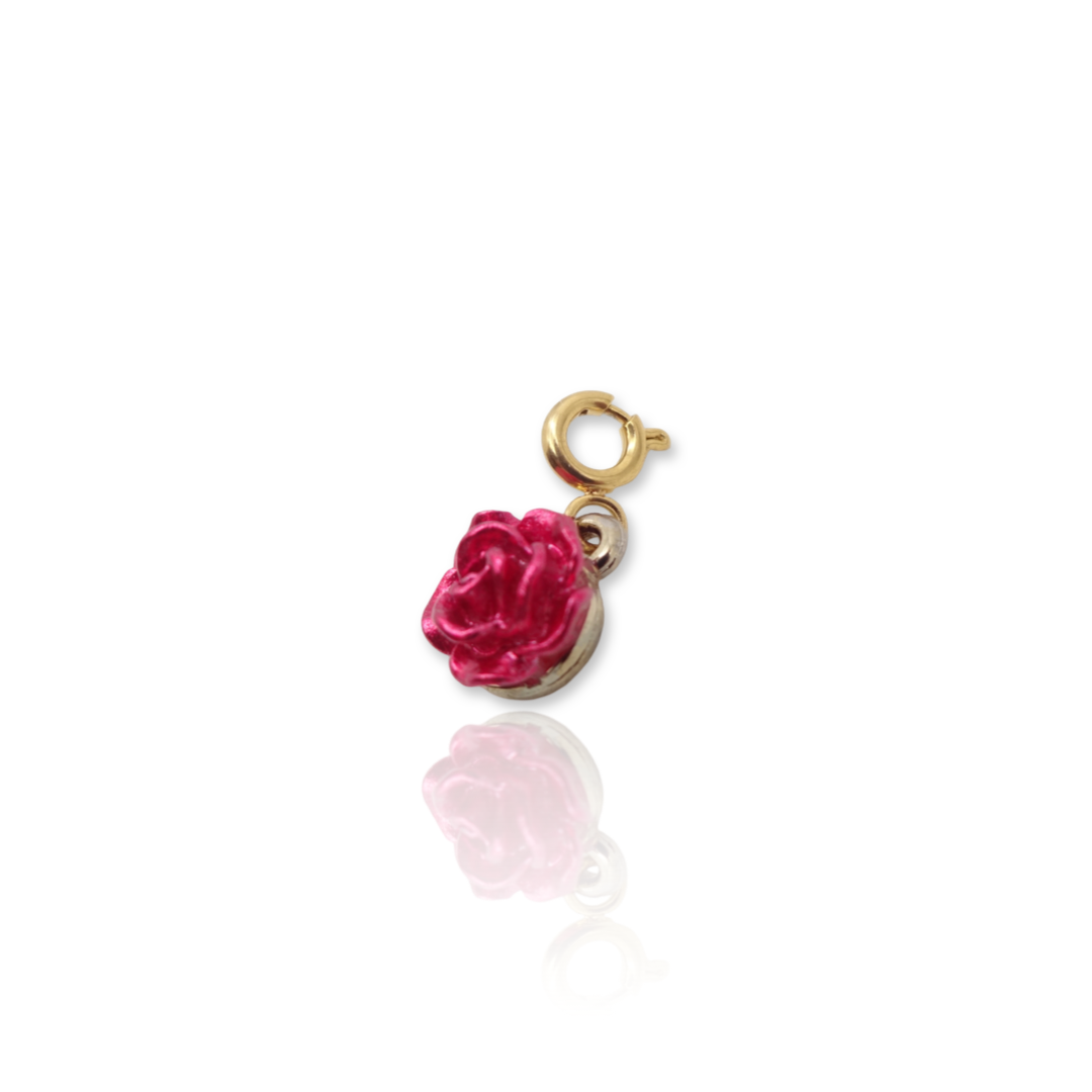 Red Rose Flower Charm – KIKICHIC