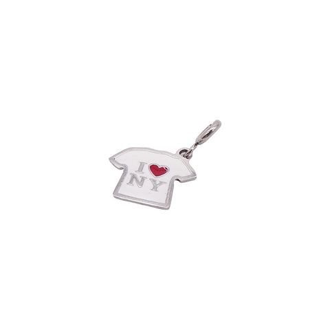 I Love New York Red Heart Charm