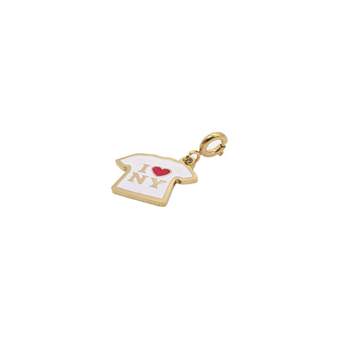 I Love New York Red Heart Charm