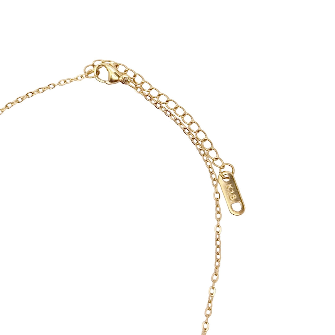 KIKICHIC | Multiple Five Mother of Pearl and Gold Clover Necklace