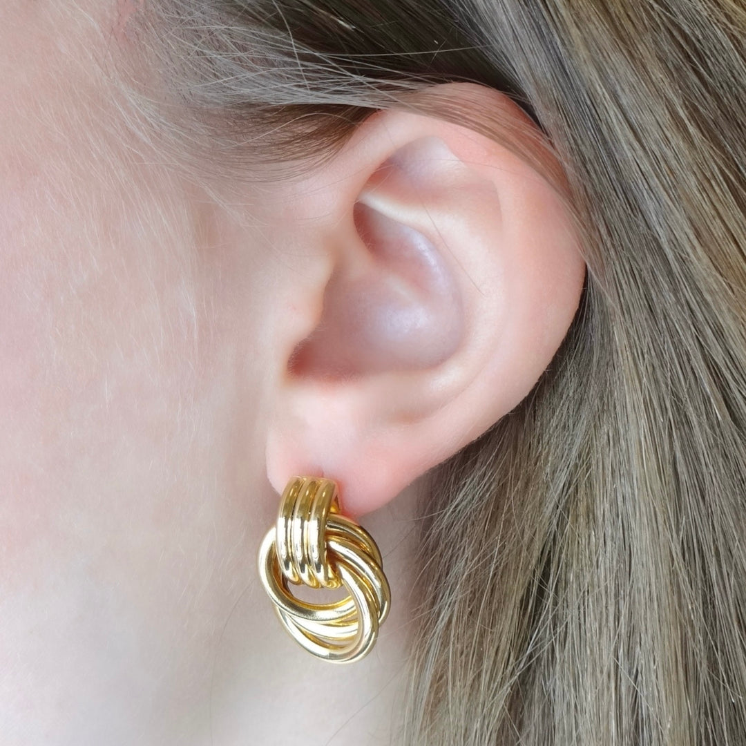 KIKICHIC | NYC | Dangling Triple Knot Stud Earrings in