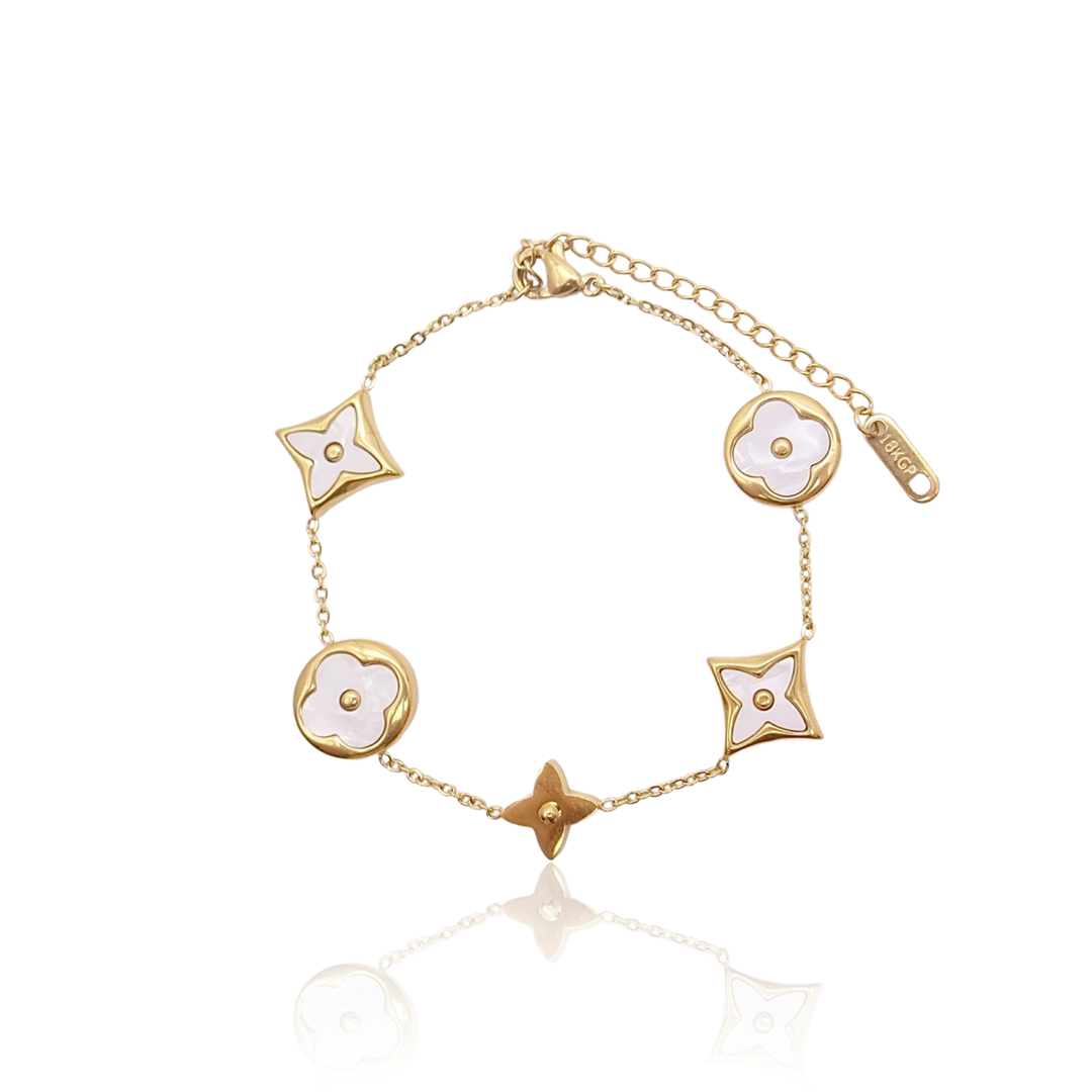 ★ wing bling★ 14k Jera Clover Wish Bracelet IMG_1515_1080x.png?v=1712940132