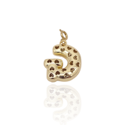 Bubble Initial Letter G Charm