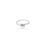 CZ Simple Band Pinky Ring