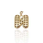 Bubble Initial Letter N Charm