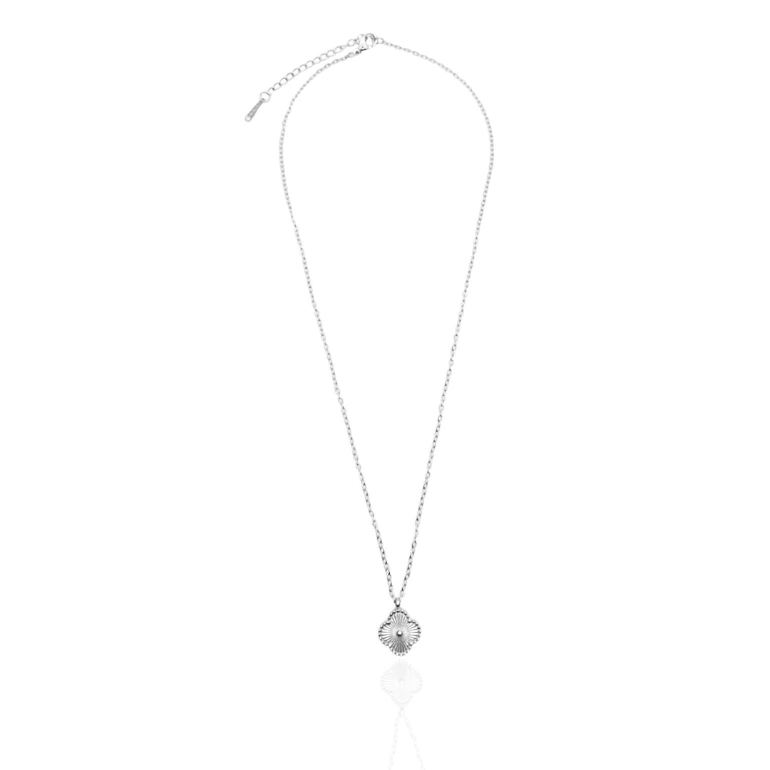 KIKICHIC | Small Gold Clover Leaf Necklace in 14k Gold and Silver