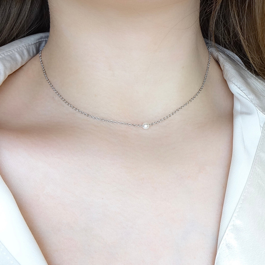 KIKICHIC | NYC | Single Pearl Pendant Necklace in 14k Gold KIKICHIC | NYC | Single Pearl Pendant Necklace in 14k Gold