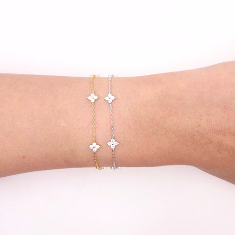 Diamond Clover bracelet