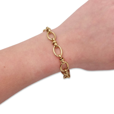 Gold Chunky Oval Chain Link Bracelet in 14k Gold, Oval Curb Link Stacking Bracelet Gold Filled, Stainless Steel Chunky Oval Chain Stack Bracelet, Chunky Textured O Link Chain Bracelet  Chunky Curb Oval Chain Stacking Bracelet, Oval Flat Link Chain Gold Filled Stack Bracelet, Chunky O curb 14k Gold Bracelet.