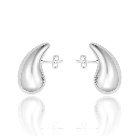 KIKICHIC NYC Large Teardrop 14k Gold Earrings, Raindrop in