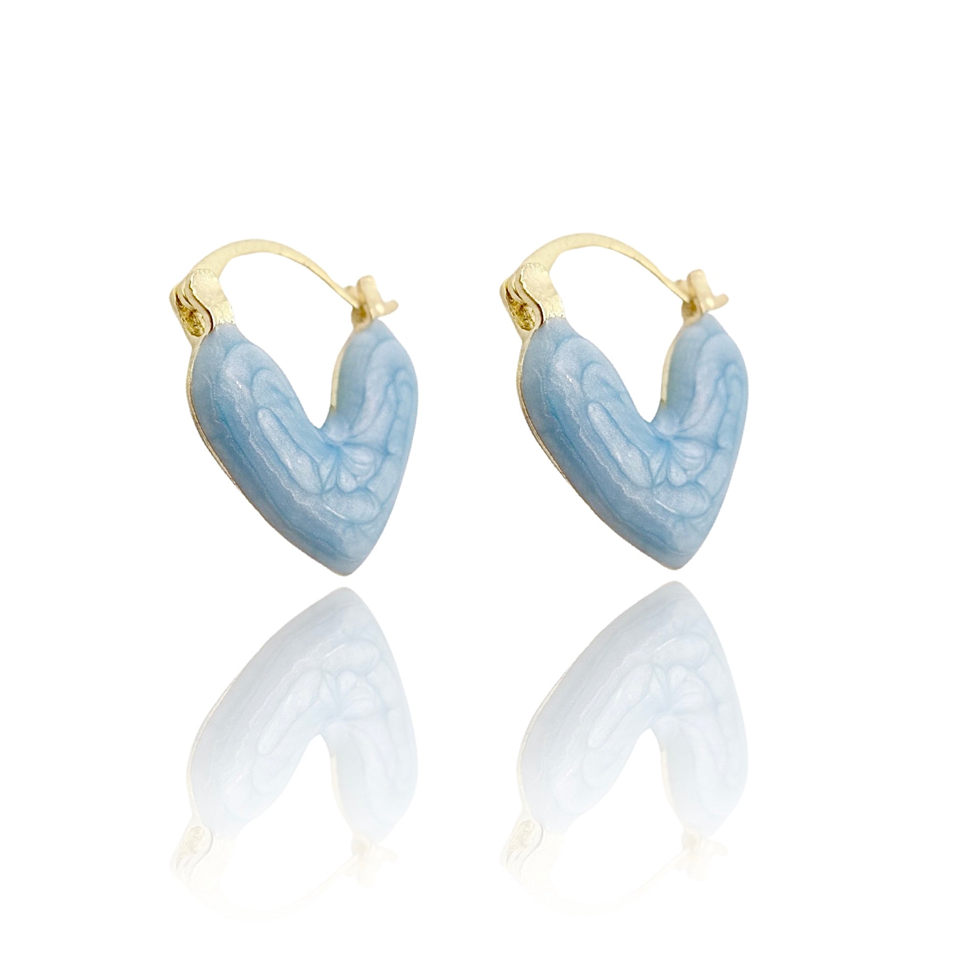 KIKICHIC | NYC | Stone Heart Hoop Earrings Hypoallergenic in