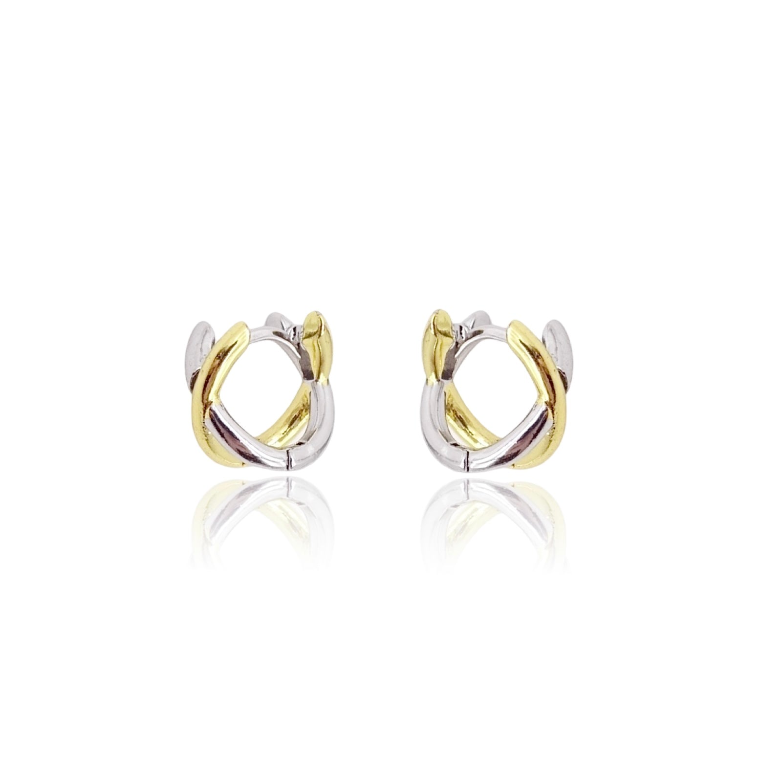 ピアス Basic Two Tone Hoop Earrings #3106 IMG_7180.jpg?v=1723666417