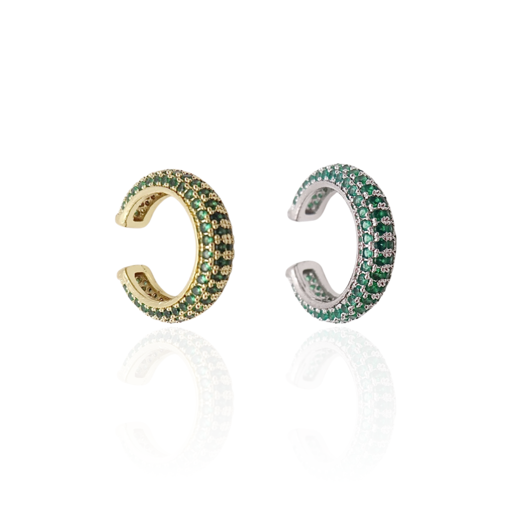 トリプル シルバー(C) EarCuff Amazon.com: Triple Band Helix Earcuff Hammered 14k gold