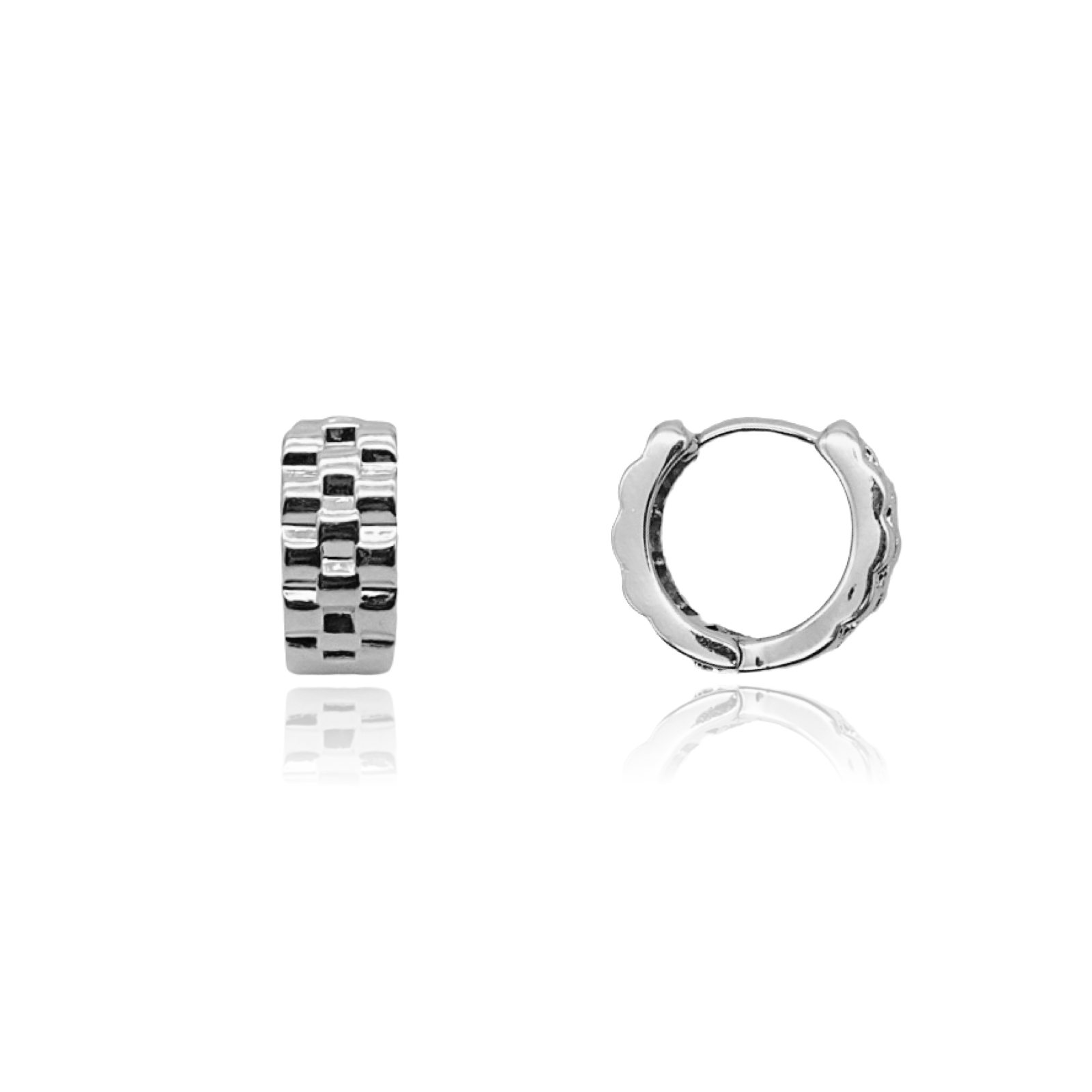 KIKICHIC | NYC | Watch Hoop Huggie Earrings (15 mm)