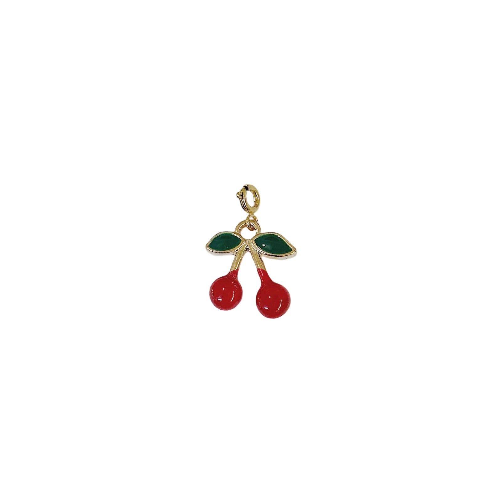 アクセサリー cheri_chanman SONGCHANGJEWELRY Cherry Bag Charm Keychain - Gold Plated Cherry