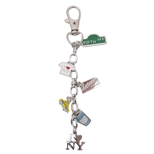 New York Charm Bag Keychain