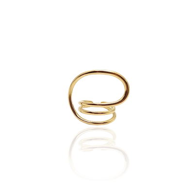 Curved Statement Ring