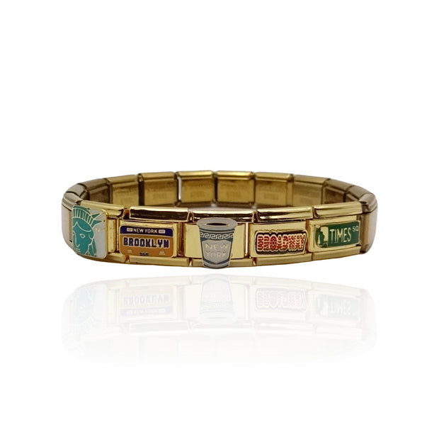 Brooklyn NYC Italian Charm Bracelet
