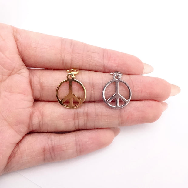 Peace Sign Charm