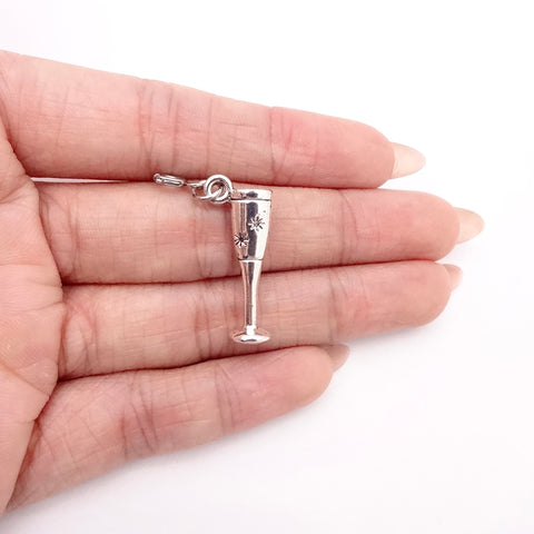 Champagne Glass Charm