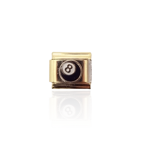 8 Ball Italian Charm