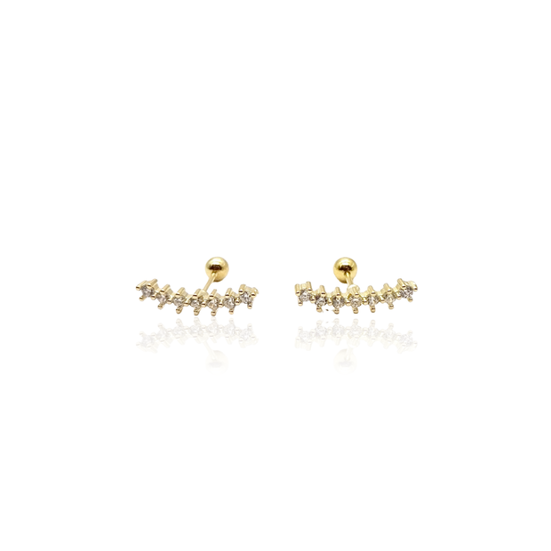 Curve Stud Earrings