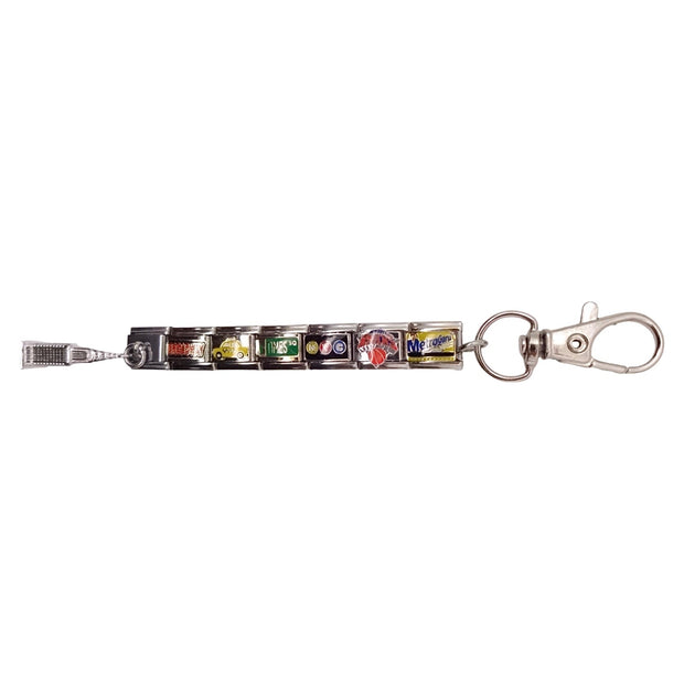 New York Empire State Building Italian Charm Keychain