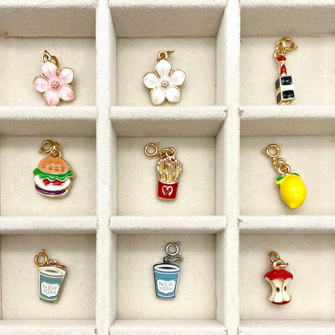 Gold Flower Charm