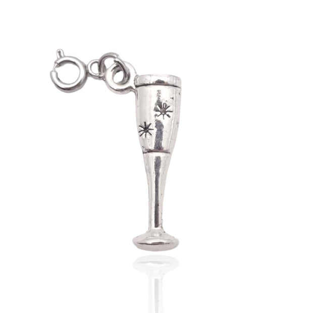 Champagne Glass Charm