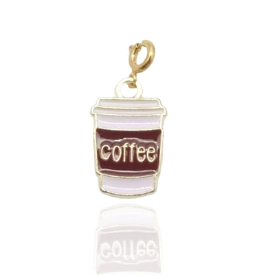 Brown Coffee Cup Charm