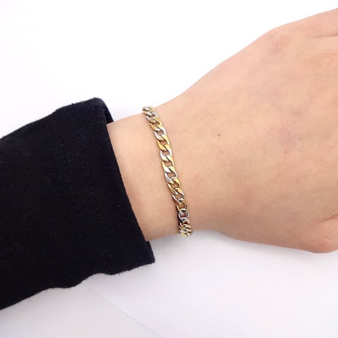 Two-Toned Chain Bracelet