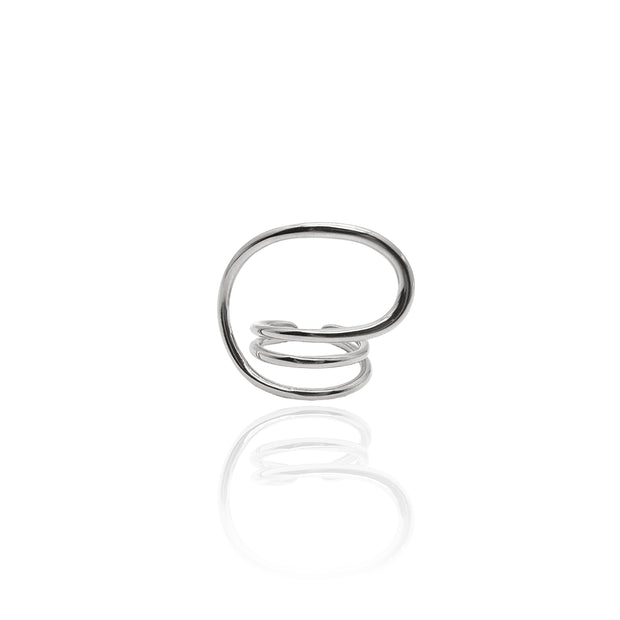 Curved Statement Ring