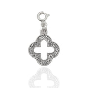 Diamond Clover Charm