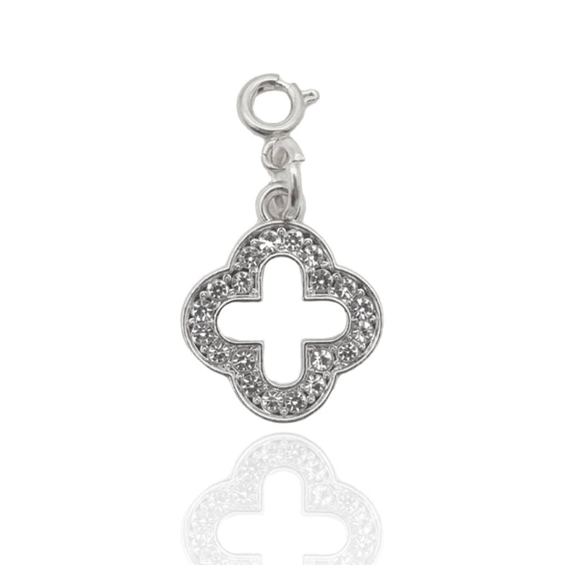 Diamond Clover Charm
