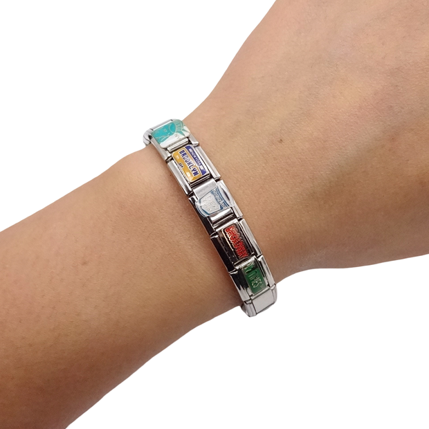 Brooklyn NYC Italian Charm Bracelet