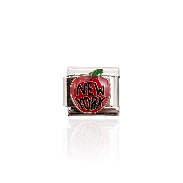Apple New York Italian Charm