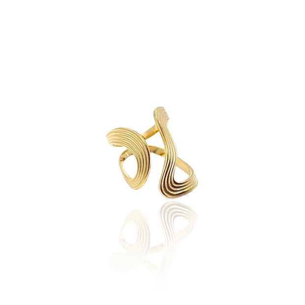 Wavy Texture Ring