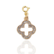 Diamond Clover Charm