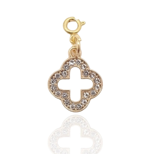 Diamond Clover Charm