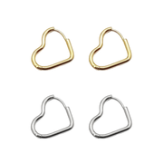 Heart Hoop Earrings
