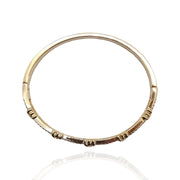 CZ X Knot Bangle Bracelet