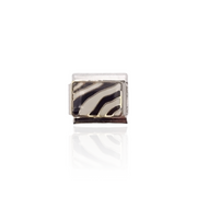 Zebra Print Italian Charm
