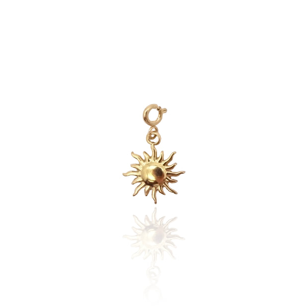 Wavy Sun Charm