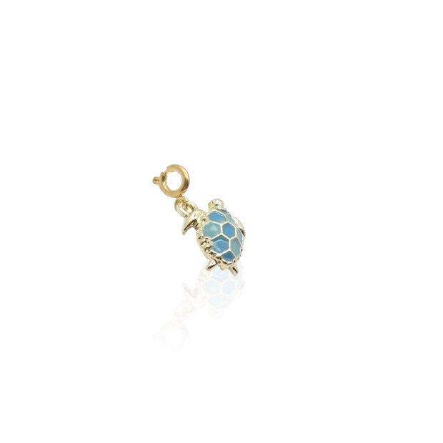 Blue Sea Turtle Charm