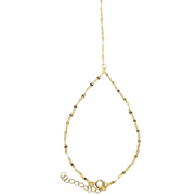 Gold Dapped Hand Chain Bracelet