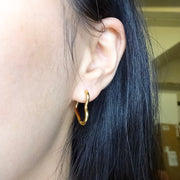 Heart Hoop Earrings