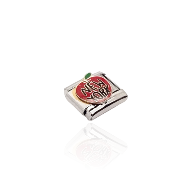 Apple New York Italian Charm