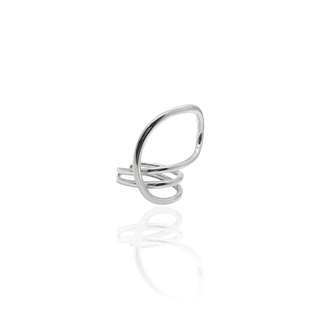Curved Statement Ring
